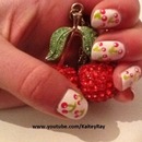 Cherry nail art