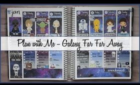 Plan With Me | Galaxy Far Far Away (Erin Condren Vertical)