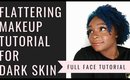 flattering Makeup Tutorial For Dark Skin