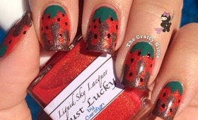 Chocolate Dipped Strawberry Nails By The Crafty Ninja