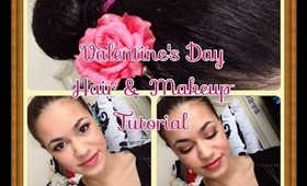 Valentine's Day Hair & Romantic Makeup Tutorial : AlexxandraAssassin