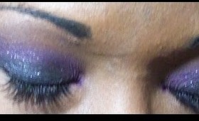 Smoked Eye Look with a bit of purple- 1 Part of a Collaboration with LifeWithKrisi