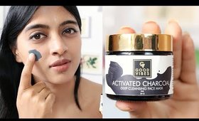 The Best Face Mask EVER! _ Good Vibes Charcoal Face Mask Review