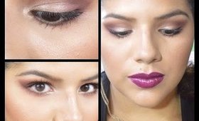 Plum Lips & Eyes || Party Look