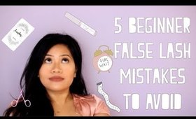 5 MISTAKES TO AVOID WHEN APPLYING FALSE LASHES