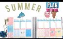 DIY PWM: UNDER THE SEA Plan With Me | Erin Condren Life Planner Vertical Layout Weekly Spread #53