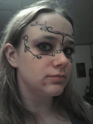 Just a mask look I found on Youtube and kinda remade. :)