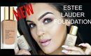 NEW ESTEE LAUDER DOUBLE WEAR NUDE FOUNDATION WATER FRESH MAKEUP | FIRST IMPRESSIONS & REVIEW