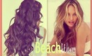 ★VICTORIA'S SECRET HAIR | HOW TO CURL BEACH WAVES HAIRSTYLES FOR MEDIUM LONG HAIR TUTORIAL & OOTD