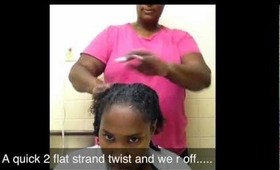 { 10 } Detanging My Daughters 3c/4a Hair & Style