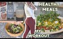 FULL Day of HEALTHY EATING, My Workout, & MOTIVATION
