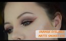 Orange Eyeliner Matte Smokey Eye | Danielle Scott
