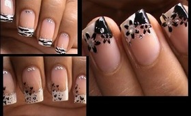 3 French Manicure Nail Art Designs How To French Manicure at home Design Nail Art About Nails