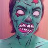 Zombie pop art
