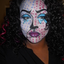Pop Art Hallowen Makeup
