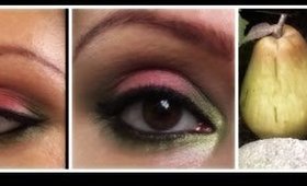 Red Green Complementary Makeup Look. ((Part 2))