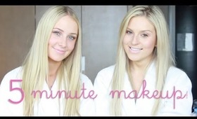5 Minute Makeup Challenge ♡ ft Lauren Curtis
