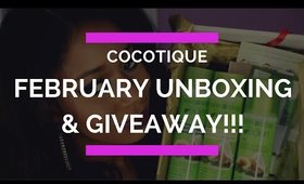 COCOTIQUE February Takeover Box w  Creme of Nature + Giveaway!!!