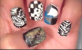 Kpoppin' Nails: B.A.P. Hurricane MV Nail Art Tutorial