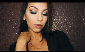 GET READY WITH ME: GREEN AND GOLD HOLIDAY MAKEUP