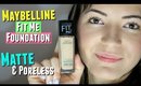 Maybelline Fit Me Matte and Poreless Foundation Review, Maybelline Fit Me Foundation Review and Demo