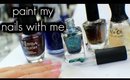 Blue Shimmery Layers | Paint My Nails With Me