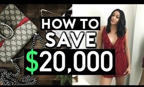 HOW TO SAVE 20,000 A YEAR |  EASY STEPS TO SAVE MONEY