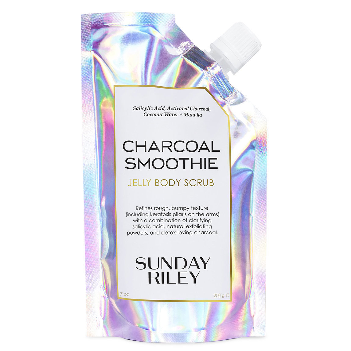 Sunday Riley Charcoal Smoothie Jelly Body Scrub alternative view 1 - product swatch.