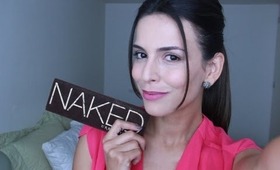 VERSÃO DIA COM PALETA NAKED - TRANSFORMANDO UMA MAQUIAGEM DIA EM UMA MAQUIAGEM NOITE