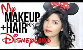 [EASY] DISNEYLAND MAKEUP AND HAIR TUTORIAL | SCCASTANEDA