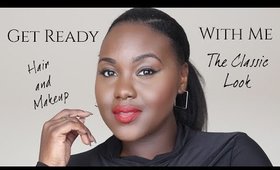 GRWM | THAT CLASSIC LOOK- SLICKED HAIR AND BOLD RED LIPS