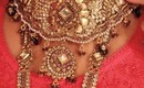 Antique Gold Indian Bridal Set - 8 Piece