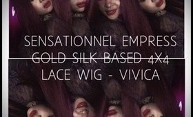 SENSATIONNEL EMPRESS GOLD SILK BASED 4X4 LACE WIG - VIVICA
