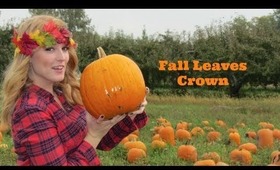 DIY Fall Leaves Crown