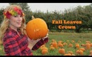 DIY Fall Leaves Crown