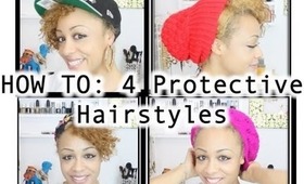 4 Quick & Easy Protective Hairstyles | Happy 1st bday