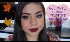 Fall Makeup Look: Drugstore and High End Products!