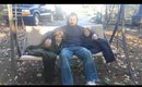 Hubby and the girls on a chilly fall day