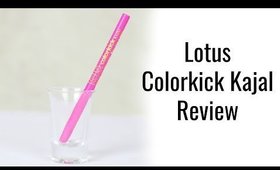 Lotus Herbal Colorkick Kajal Review | #WeekendReviews