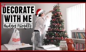 DECORATE WITH ME // BUDGET FRIENDLY + AFFORDABLE CHRISTMAS DECOR
