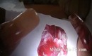 Strawberry Swirls ~ Marbolized Nail Art  :::.. ☆