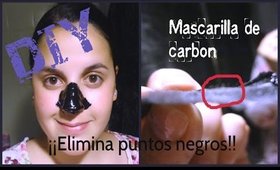 .: DIY :. Mascarilla estilo PILATEN de carbón // ¡¡ Elimina puntos negros y blancos !!
