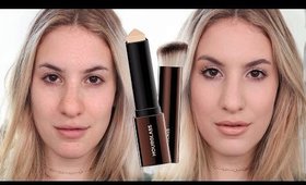 HOURGLASS VANISH Foundation: BEST Full Coverage FOUNDATION?! | First Impression | JamiePaigeBeauty