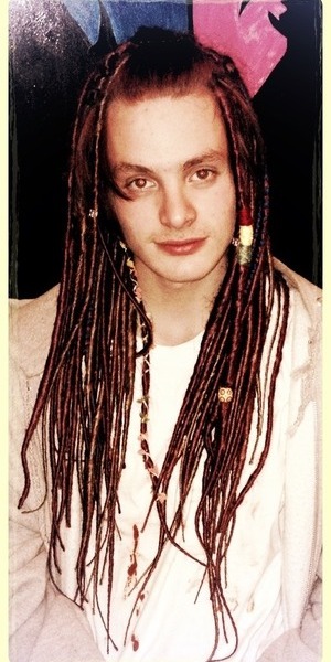 So i just finishd putting in my friend Marcus's dreads in, and he looks amazing :)