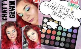 Morphe35i Chatty GRWM   LIB drama, catch up and how to with pastel shadows