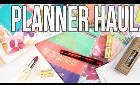 HUGE Planner & Beauty Haul + ERIN CONDREN GIVEAWAY!