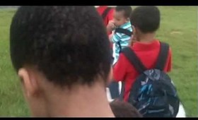 My  kids day  Going To school and my  son T J  first day of Kindergarden and  on the bus