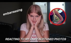 REACTING TO MY OLD POORLY FACETUNED PHOTOS