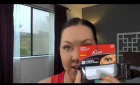Product Review: Kiss Brand False Lashes with Application Strings