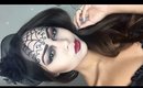 Tim Burton Inspired Sugar Skull Halloween Makeup Tutorial 2015 | Charmaine Dulak